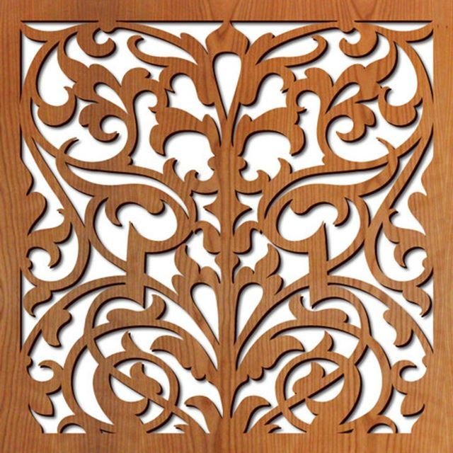 Резные деревянные панели