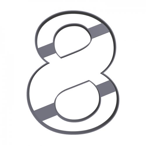 Восьмерка шаблон