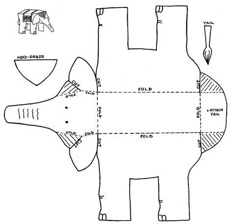Макет слона