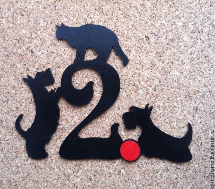 Красивые номерки на дверь квартиры