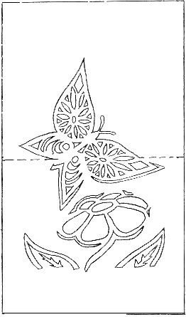 Шаблон открытки для вырезания