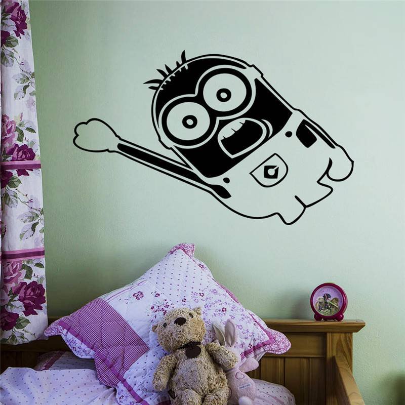 Миньоны наклейки на Тену