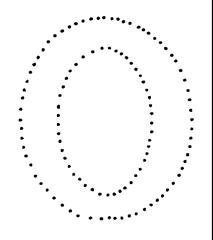 Обвести по точкам буквы