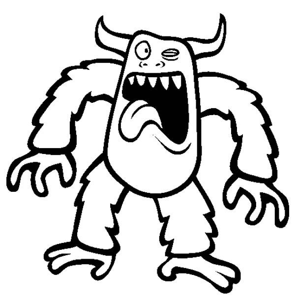 Раскраска монстры