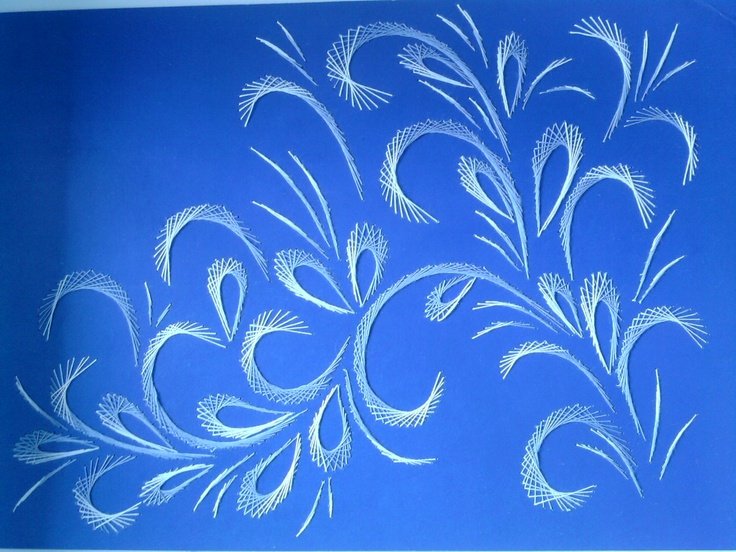 Морозные узоры рисование