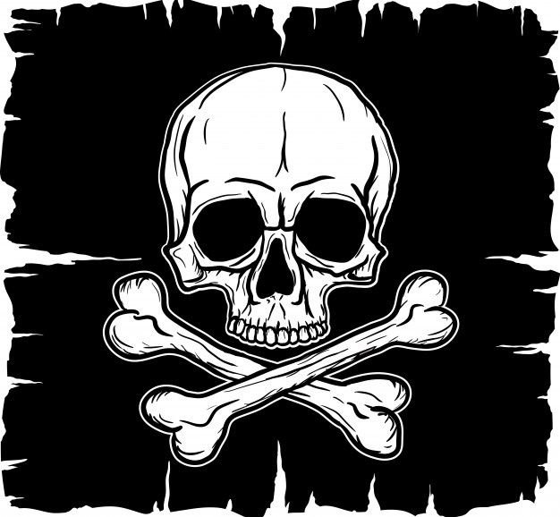 Череп с перекрещенными костями