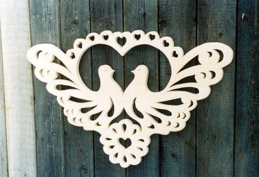 Наличники голуби