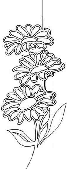 Вытанки ромашки