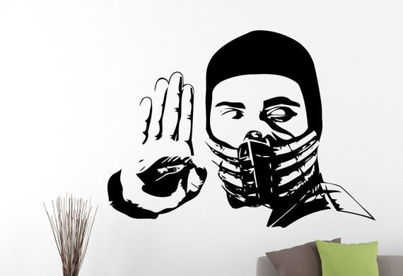 Стикеры мортал комбат Скорпион