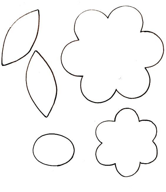 Цветок шаблон