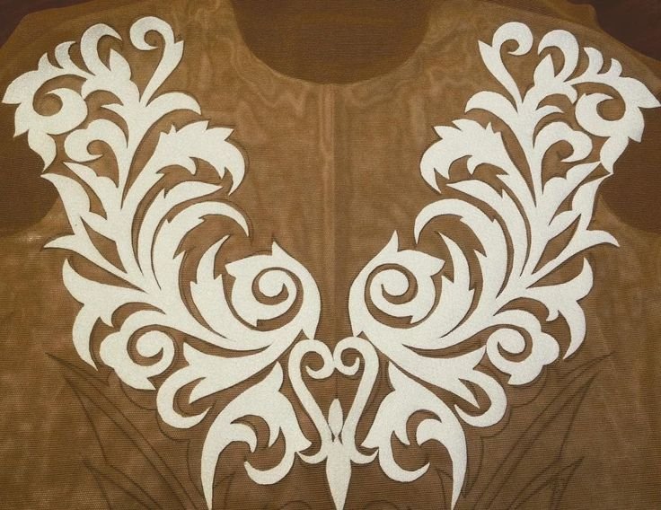 Трафареты орнаментов для купальников