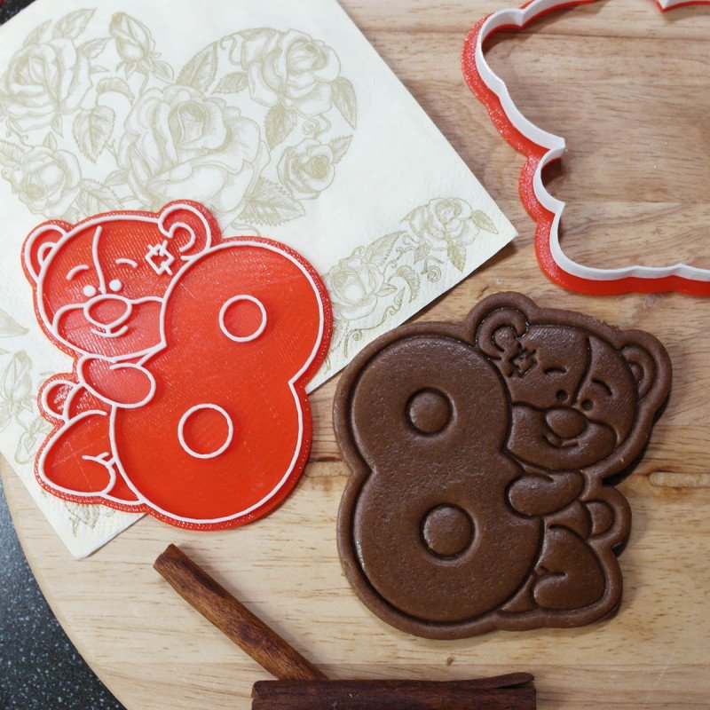 Пряник цифра 8