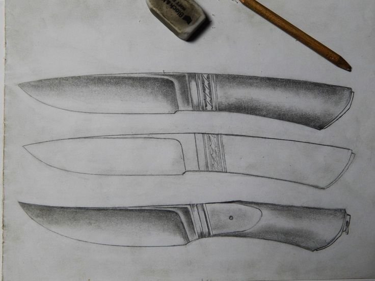 Макет ручки ножа