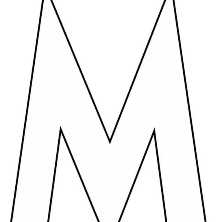 буква м для торта