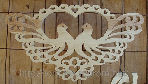 Пропильная резьба птицы
