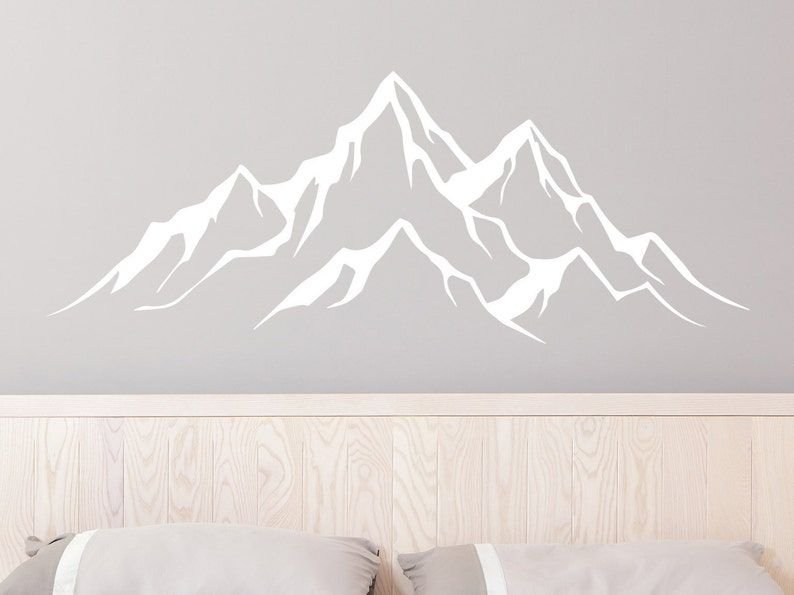 Виниловые наклейки на стену горы