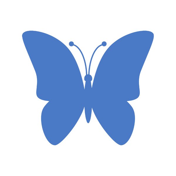 Бабочки цветные