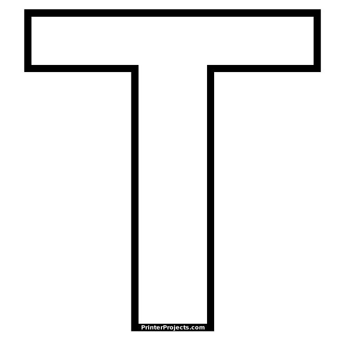 Английская буква t