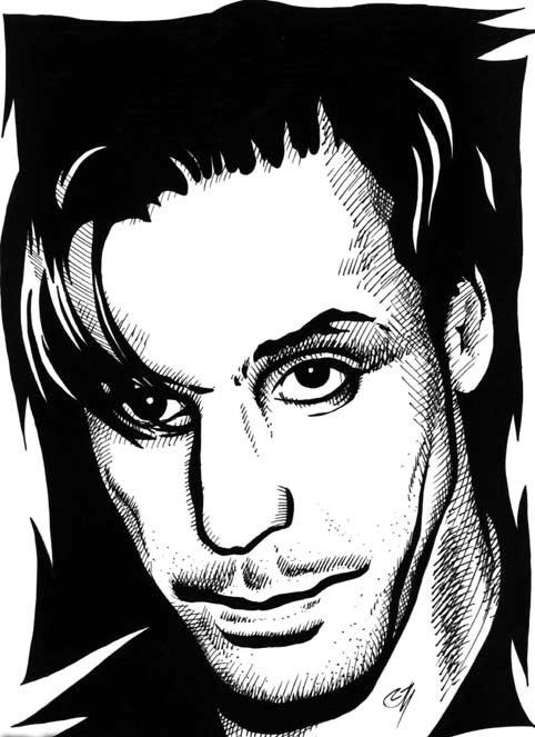 Тилль Линдеманн рисунок