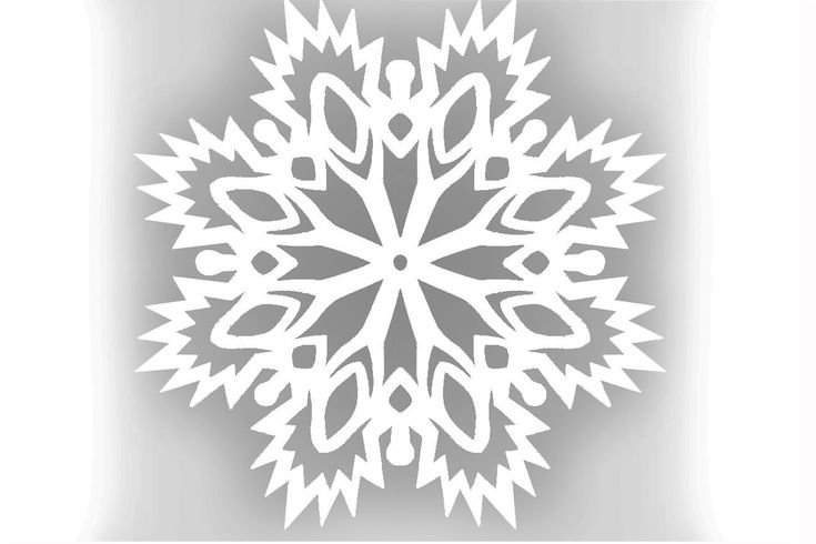 Новогодние снежинки на окна