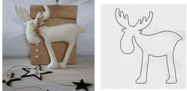 Олень из картона своими руками