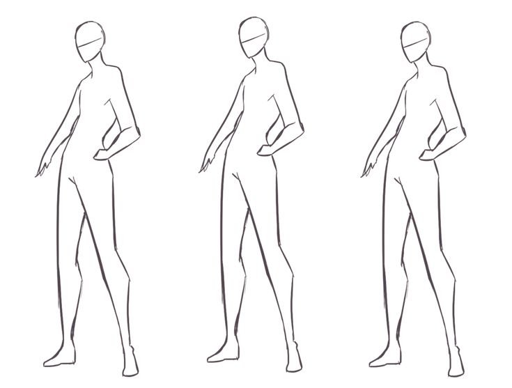 Макет человека для рисования