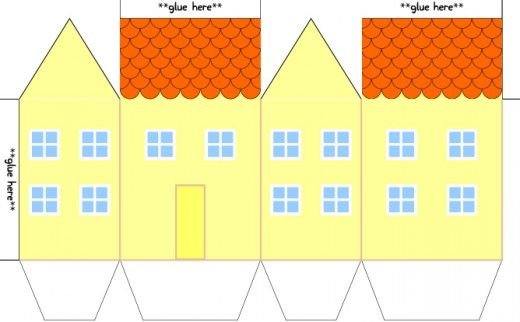 Объемный домик