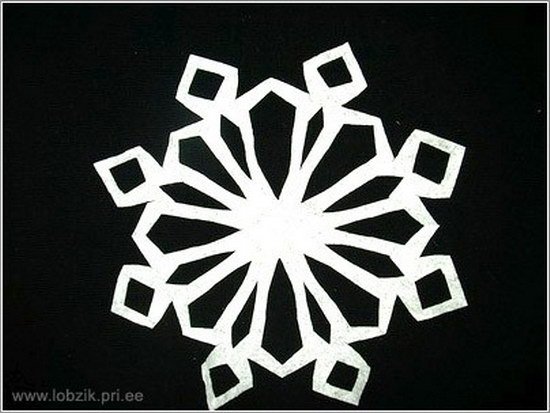 Снежинки симметрия из бумаги