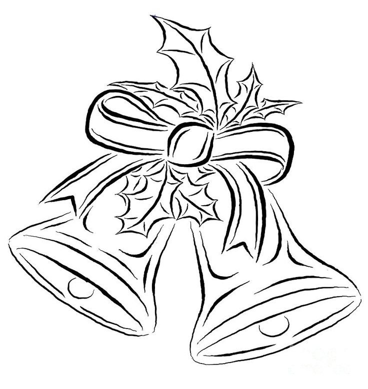 Колокольчики на окно на новый год