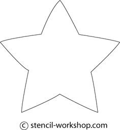 Трафарет звезды