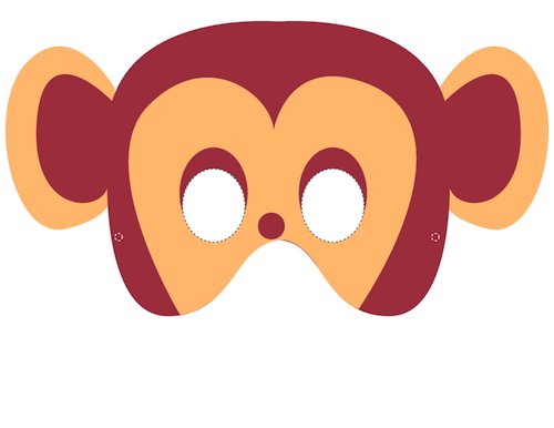 Маска уши Чебурашки