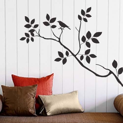 Трафарет дерева на стену