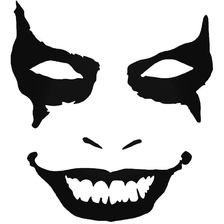 Силуэт маски для лица