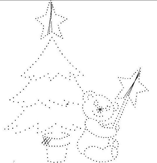 Изонить новый год схемы