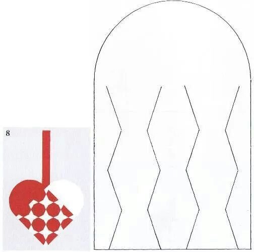 Поделка плетение из бумаги сердце