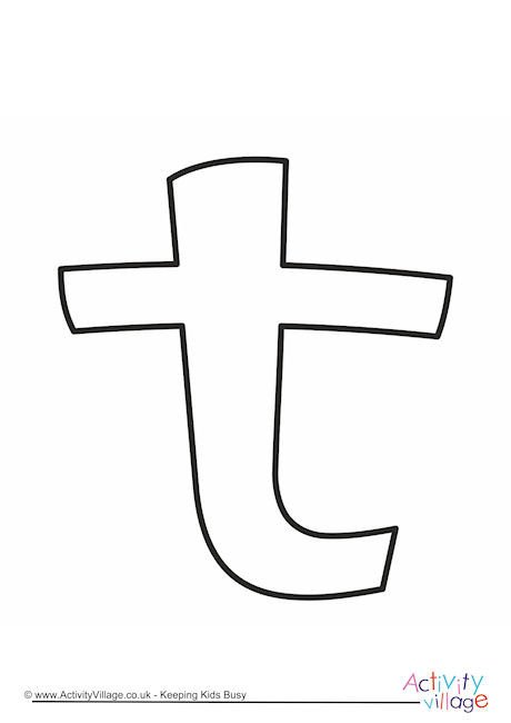 Английская буква t