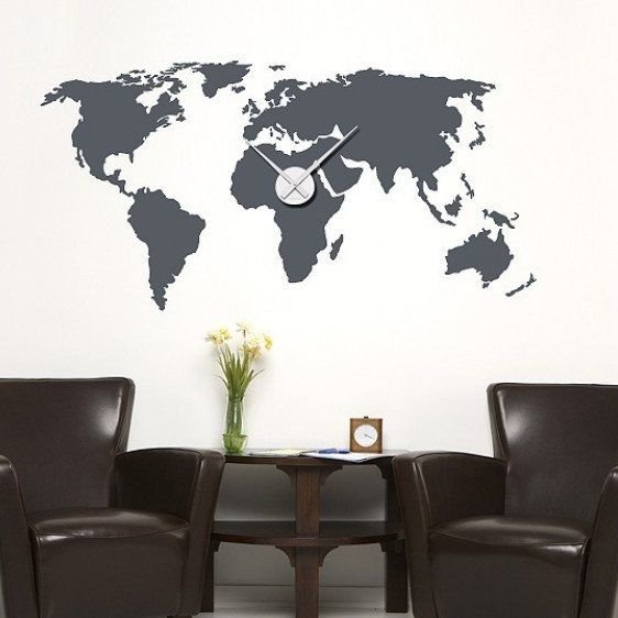 Карта мира трафарет