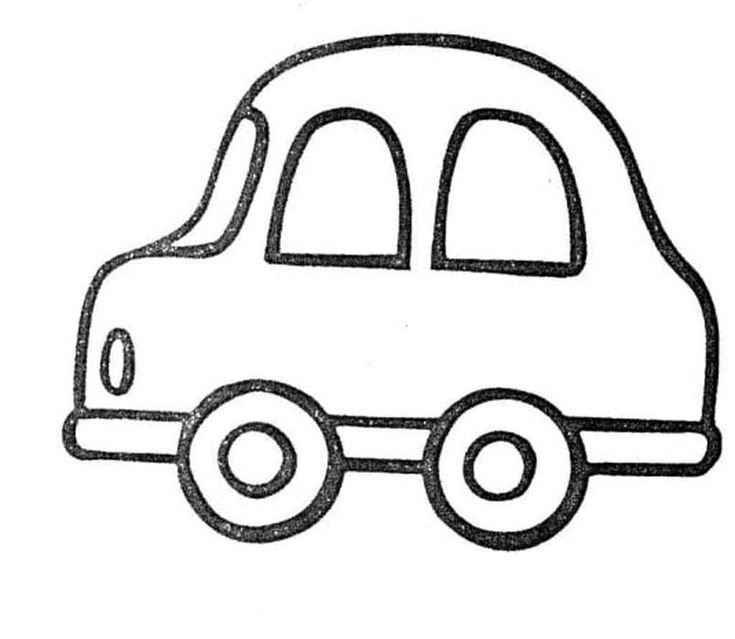 Машина раскраска для малышей