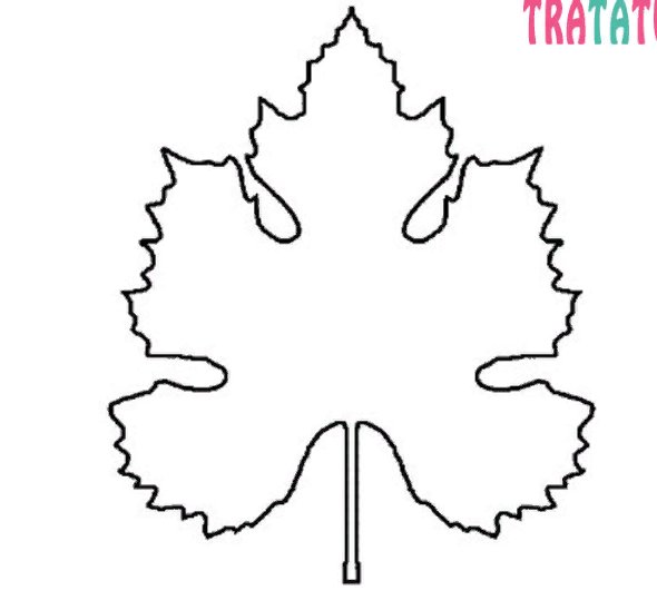 Шаблон виноградных листьев