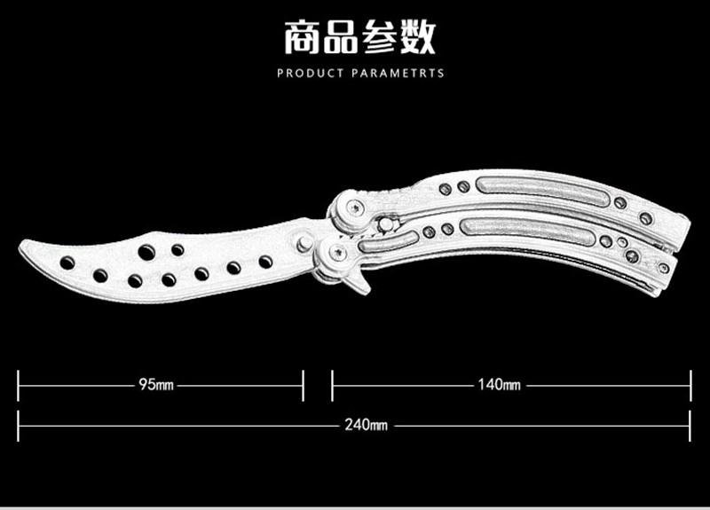 Нож бабочка чертеж CS go