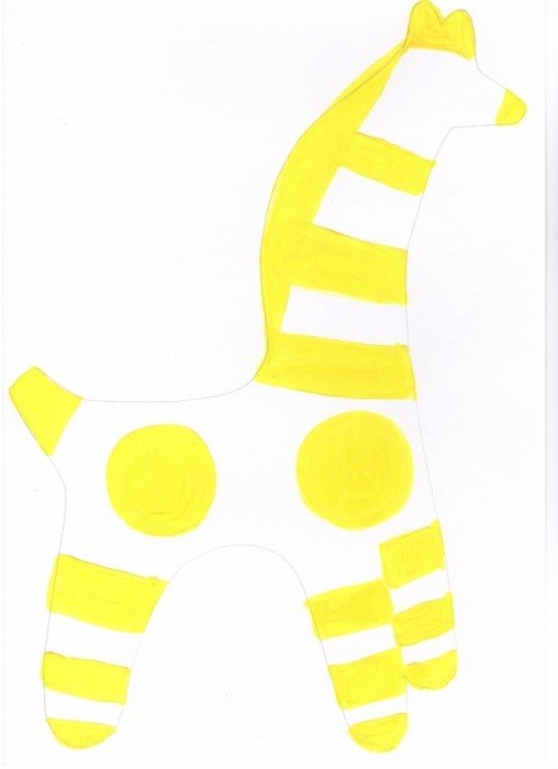 Филимоновская лошадь рисование средняя группа