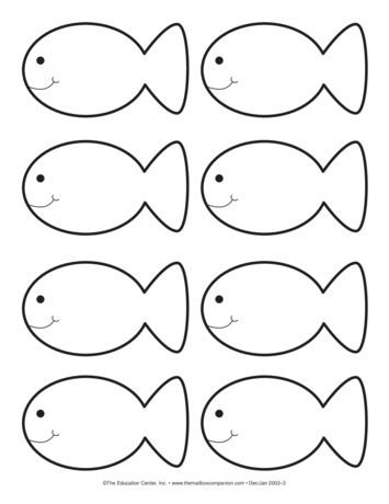 Трафарет "рыбки"