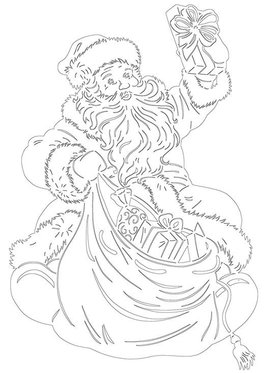 дед мороз дует на окна