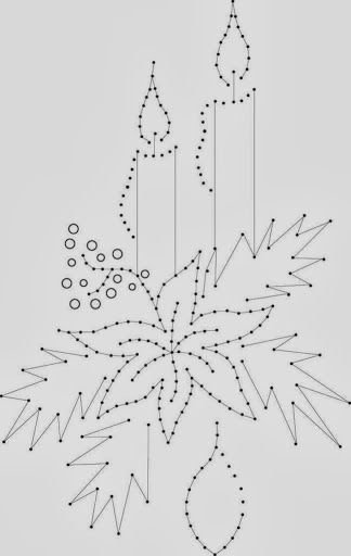 Изонить елка схема