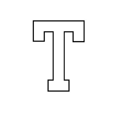 английская буква т