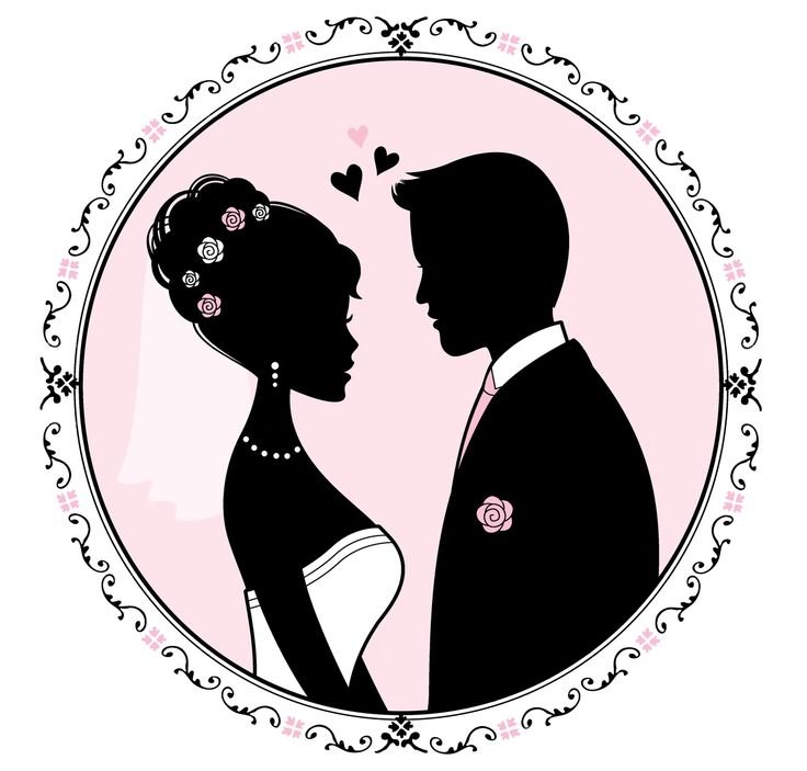 Силуэты влюбленных