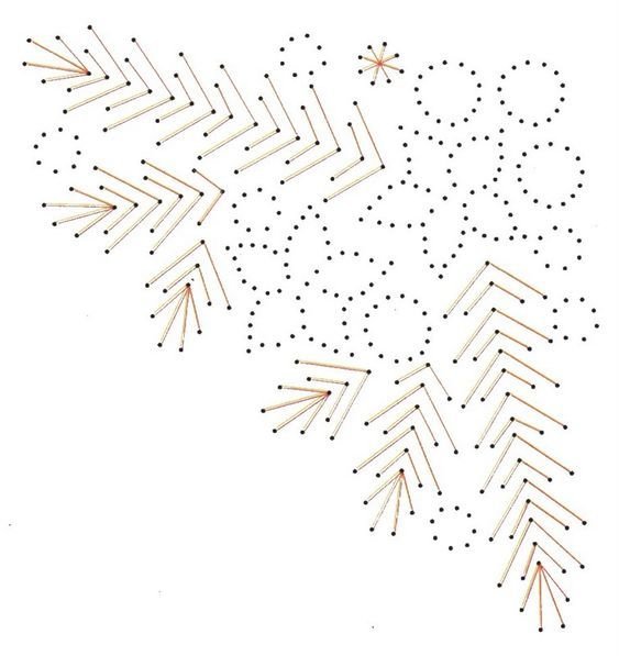 Изонить новый год схемы