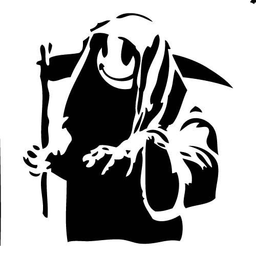 Трафарет смерть