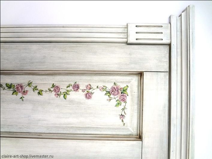 Флёра Даминова роспись мебели в стиле Прованс