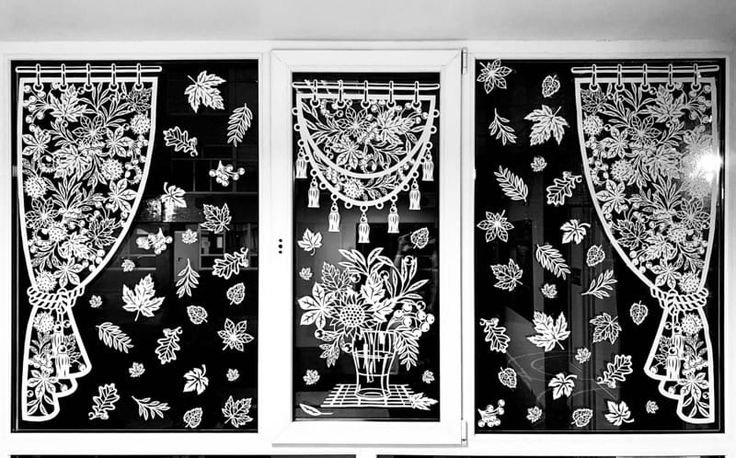 Ажурные украшения на окна